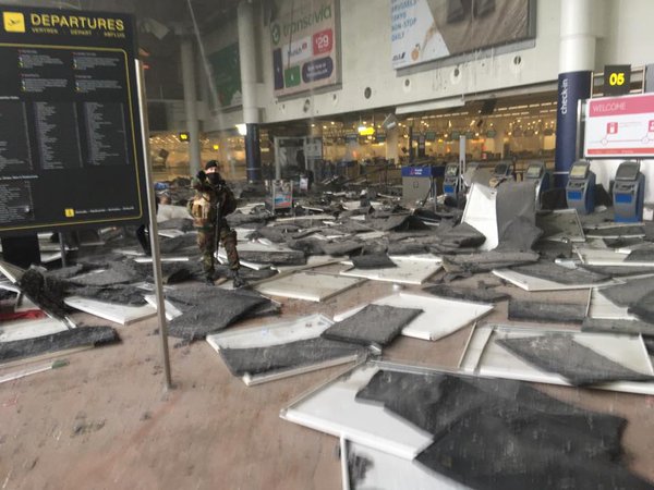 brussels airport attacked