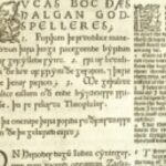Печатни колажи на англосаксонски преводи на Новия завет