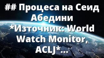## Процеса на Сеид Абедини *Източник: World Watch Monitor, ACLJ*…