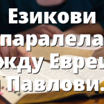 Езикови паралела между Евреите и Павловите послания