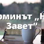 Терминът „Нов Завет“